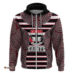 afl saints hoodie mix dot aboriginal