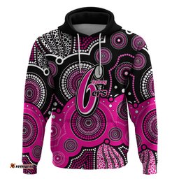 custom text and number sixers bbl hoodie aboriginal patterns black version