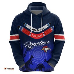 custom rosster easts to win hoodie sydney rugby est 1908 boomerang indeginous