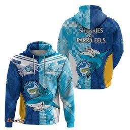 nrl shark combine eels rugby hoodie sporty style