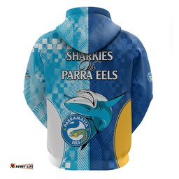 nrl shark combine eels rugby hoodie sporty style