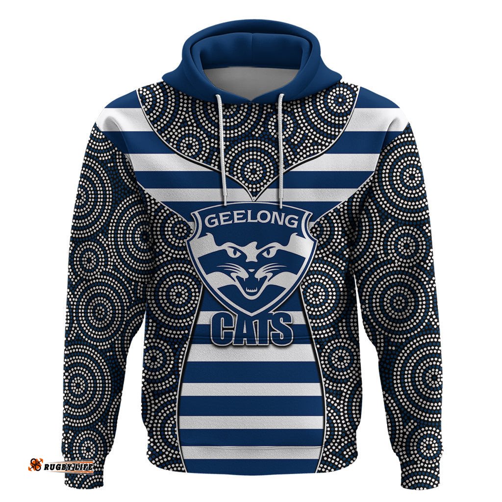 afl cats hoodie mix dot aboriginal
