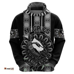 personalised collingwood football hoodie champions go magpies