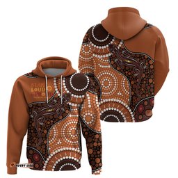 lizard naidoc 2024 hoodie aboriginal art style