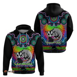 personalised australia gemini sugar gilder zodiac hoodie auz astrology aboriginal rainbow