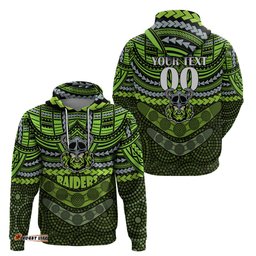 custom raiders rugby hoodie polynesian and aboriginal special version