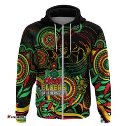 panthers rugby aboriginal art hoodie naidoc indigenous tribal