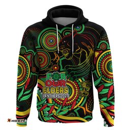 panthers rugby aboriginal art hoodie naidoc indigenous tribal