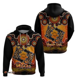 personalised australia pisces platypus zodiac hoodie auz astrology aboriginal red