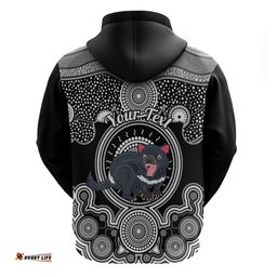 personalised australian astrology hoodie aboriginal tasmania devil zodiac sign