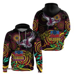 sea eagles rugby aboriginal art hoodie naidoc indigenous tribal