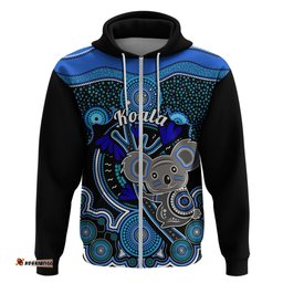 personalised australian astrology hoodie aboriginal koala zodiac sign