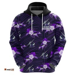 custom text and number storm rugby hoodie polynesian tribal mix tropical hawaiian style