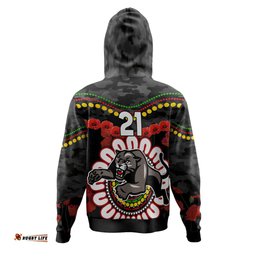 australia penrith anzac custom hoodie poppies penrith and aboriginal inspired hoodie