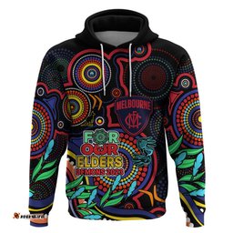 custom demons football aboriginal art hoodie naidoc indigenous tribal