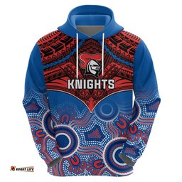 knights rugby hoodie aboriginal mix polynesian pattern