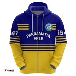 eels rugby hoodie parramatta 1947 dynamic blue