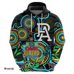 port adelaide football aboriginal art hoodie naidoc indigenous tribal