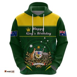 12 june australia king birthday hoodie aboriginal national color