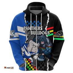 nrl combine bulldogs and panthers hoodie