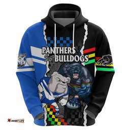 nrl combine bulldogs and panthers hoodie