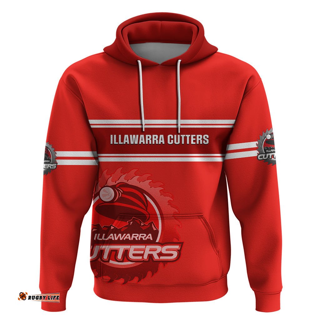 personalised australia rugby hoodie illawarra cutters sporty style