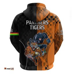 nrl tigers combine panthers rugby hoodie sporty style