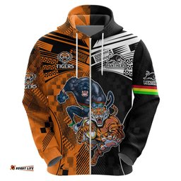 nrl tigers combine panthers rugby hoodie sporty style