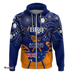 personalised australia barbecue hoodie aussie lovers bbq indigenous version