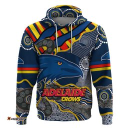 custom text and number the crows football hoodie adelaide be unique aboriginal dots