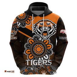 nrl wests tigers combine dolphins rugby hoodie aboriginal vibe