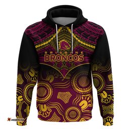 broncos rugby hoodie brisbane 1987 aboriginal mix polynesian pattern