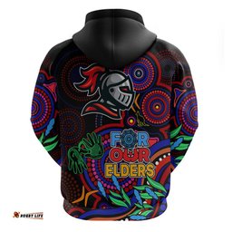 knights rugby aboriginal art hoodie naidoc indigenous tribal