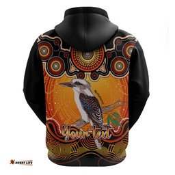 personalised australia sagittarius kookaburra zodiac hoodie auz astrology aboriginal red