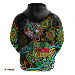 tigers rugby aboriginal art hoodie naidoc indigenous tribal