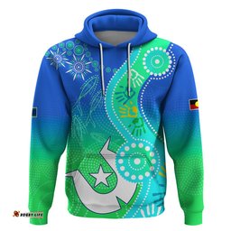 personalised australia naidoc hoodie aboriginal tribal art stylization