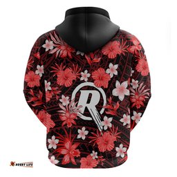 australian renegades cricket hoodie baeuty pacific hibiscus and polynesian pattern
