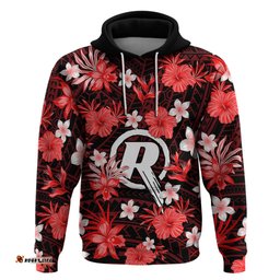 australian renegades cricket hoodie baeuty pacific hibiscus and polynesian pattern