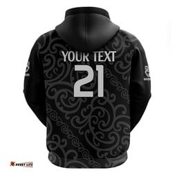 custom text and number new zealand warriors rugby hoodie proud to maori warriors