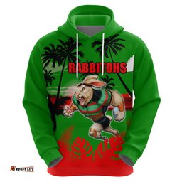 nrl rabbitohs hoodie summer vibe style