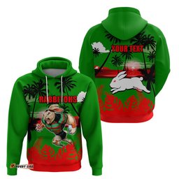 nrl rabbitohs hoodie summer vibe style