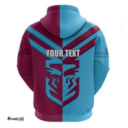 custom nsw blues vs qld maroon rugby hoodie