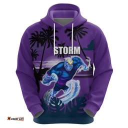 nrl storm hoodie summer vibe style