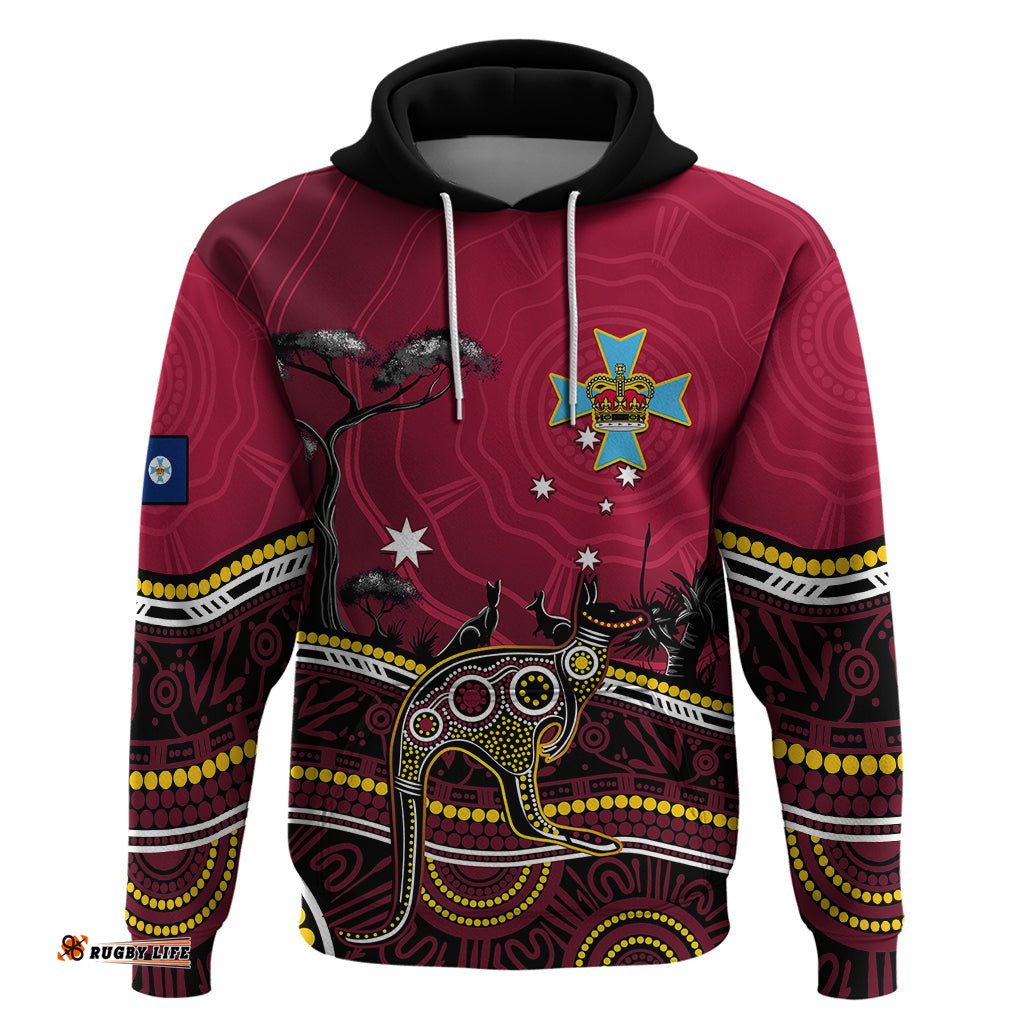 june 6 queensland day hoodie australian aboriginal art