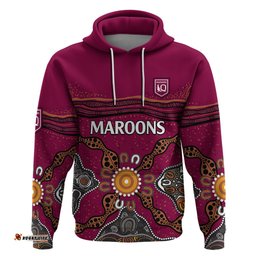 qld maroons rugby hoodie queensland aboriginal origin