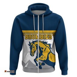 brumbies rugby union hoodie australia silhouettes of horses