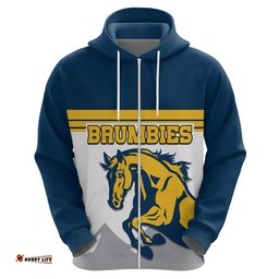 brumbies rugby union hoodie australia silhouettes of horses