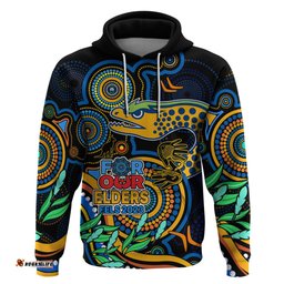 custom eels rugby aboriginal art hoodie naidoc indigenous tribal