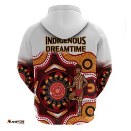 australia indigenous rugby hoodie all stars aborigine dreamtime white version