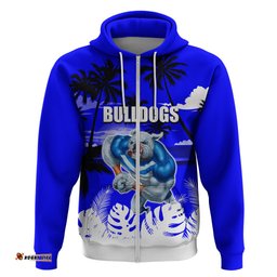 nrl bulldogs hoodie summer vibe style